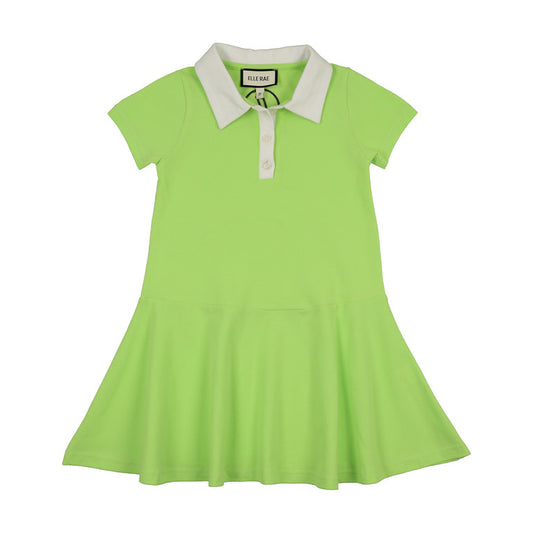 lime green polo dress RALPH LAUREN MINI LIME GREEN POLO DRESS WHITE STRIPES NWT XS FREE SHIPPING