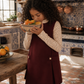 RETRO KID FLORAL PRINT TURTLENECK TOP