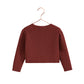 RETRO KID BURGUNDY CARDIGAN