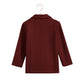 RETRO KID BURGUNDY BUTTON BLAZER