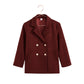 RETRO KID BURGUNDY BUTTON BLAZER