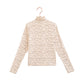 RETRO KID FLORAL PRINT TURTLENECK TOP