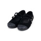 CAMILLE KIDS BLACK SUEDE DOUBLE BUCKLE SHOE
