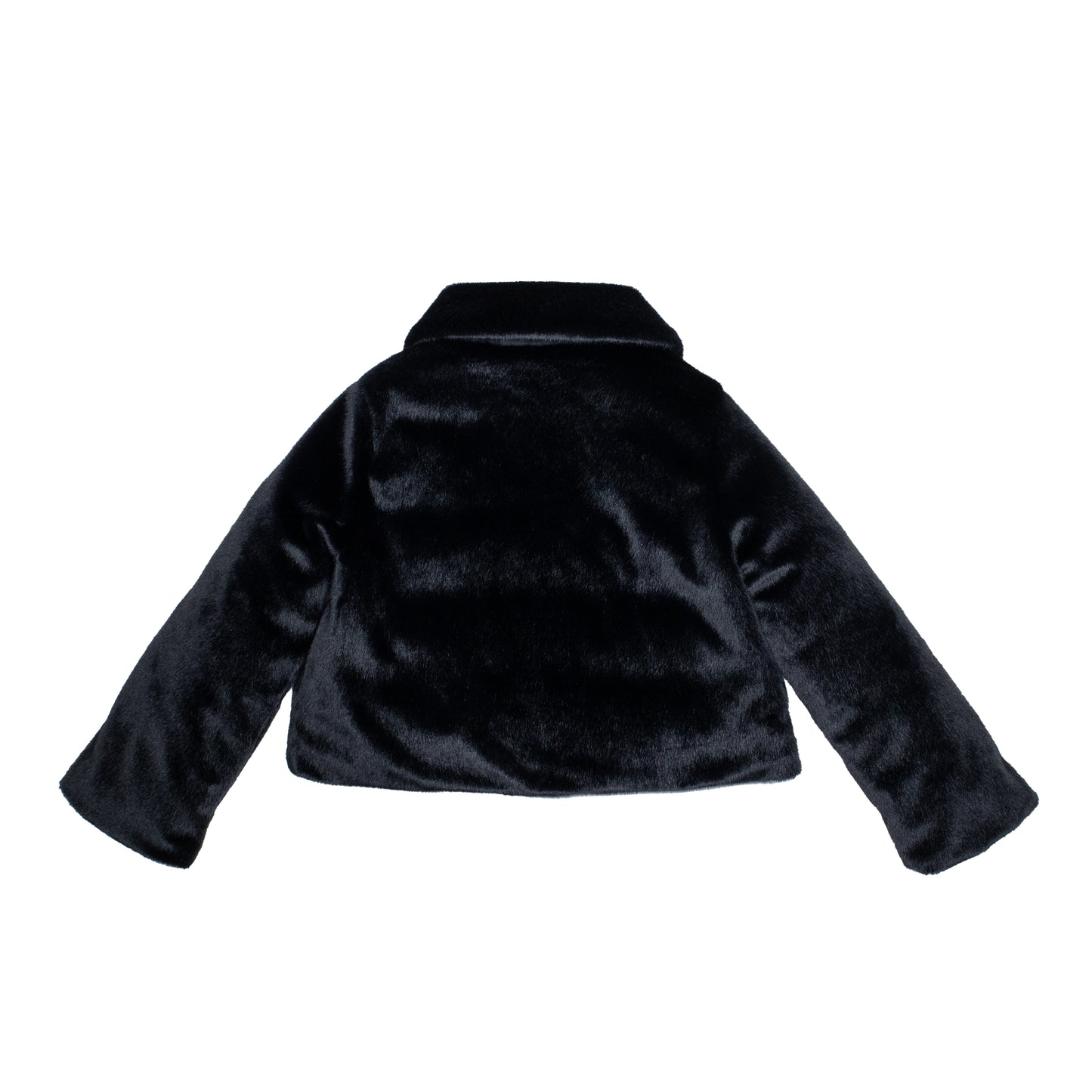 ELLABEE BLACK FUR COLLAR COAT