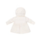 ELLABEE IVORY FLARED BUTTON COAT