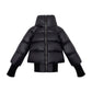 ELLABEE BLACK PUFFER BOMBER COAT