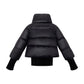 ELLABEE BLACK PUFFER BOMBER COAT