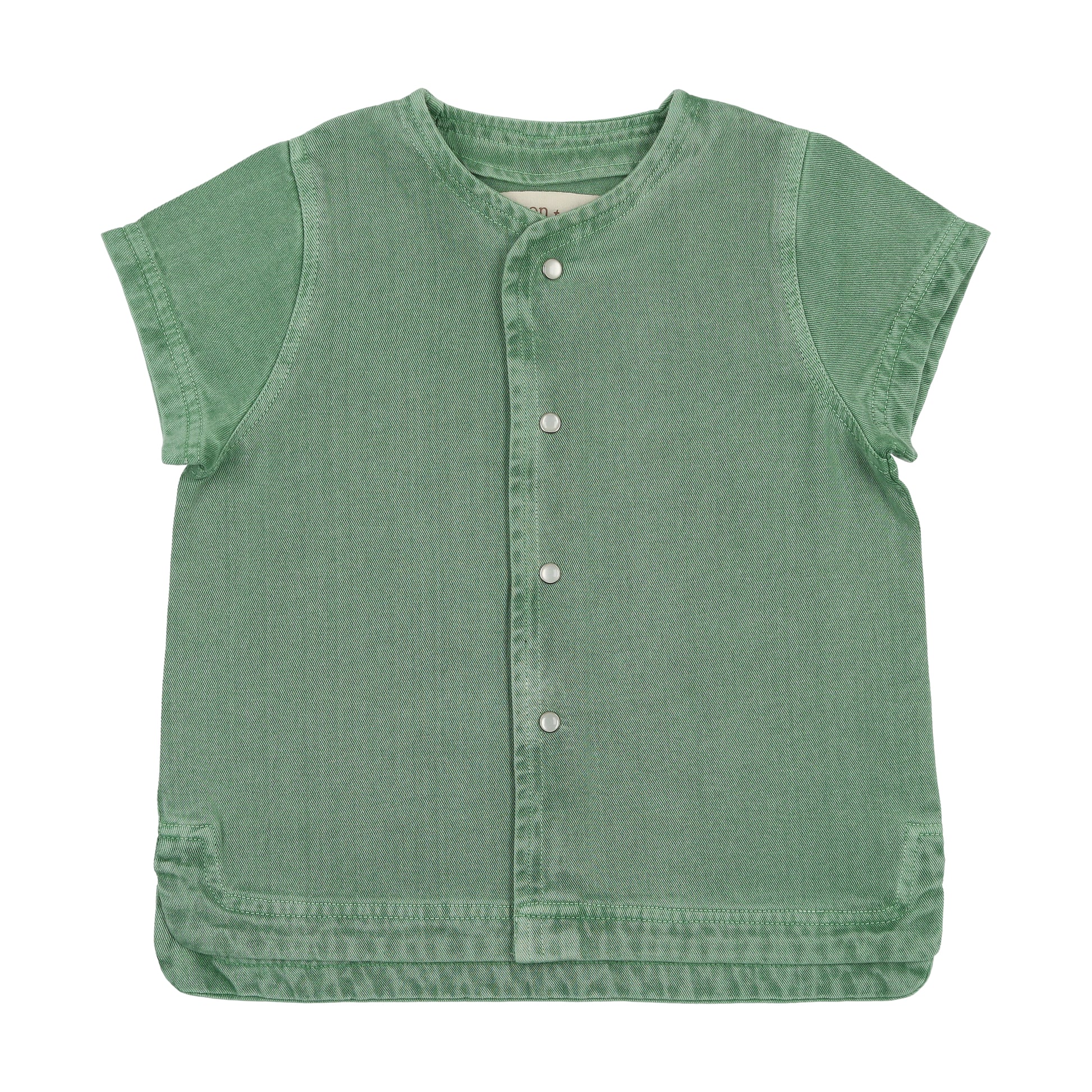 Farren & Me Denim Bloomer + Tshirt Set - Green Wash Farren & Me Denim Bloomer + Tshirt Set - Green Wash