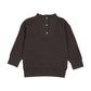 FARREN + ME BLACK WASHED BUTTON SWEATSHIRT