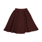 FARREN + ME BURGUNDY WASHED GATHERED SKIRT