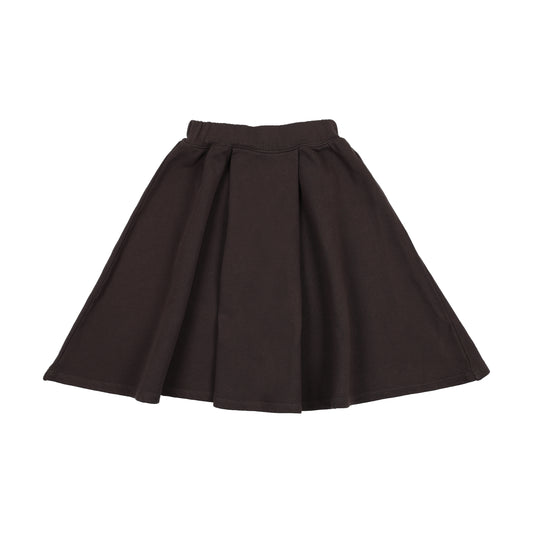 FARREN + ME BLACK WASHED GATHERED SKIRT