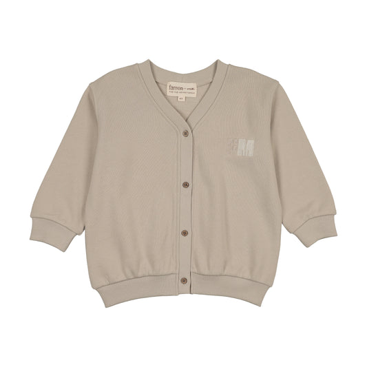 FARREN + ME BEIGE SWEATSHIRT CARDIGAN