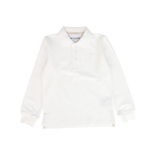 TRUSSARDI WHITE POLO [Final Sale]