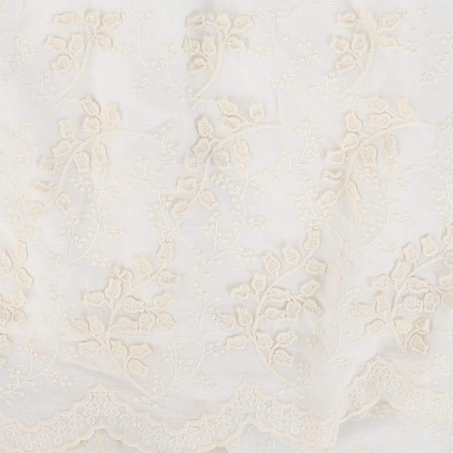 COSMOSOPHIE ANTIQUE WHITE EMBROIDERED JUMPER [FINAL SALE]