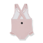 1 + IN THE FAMILY RUST STRIPED SWIMSUIT