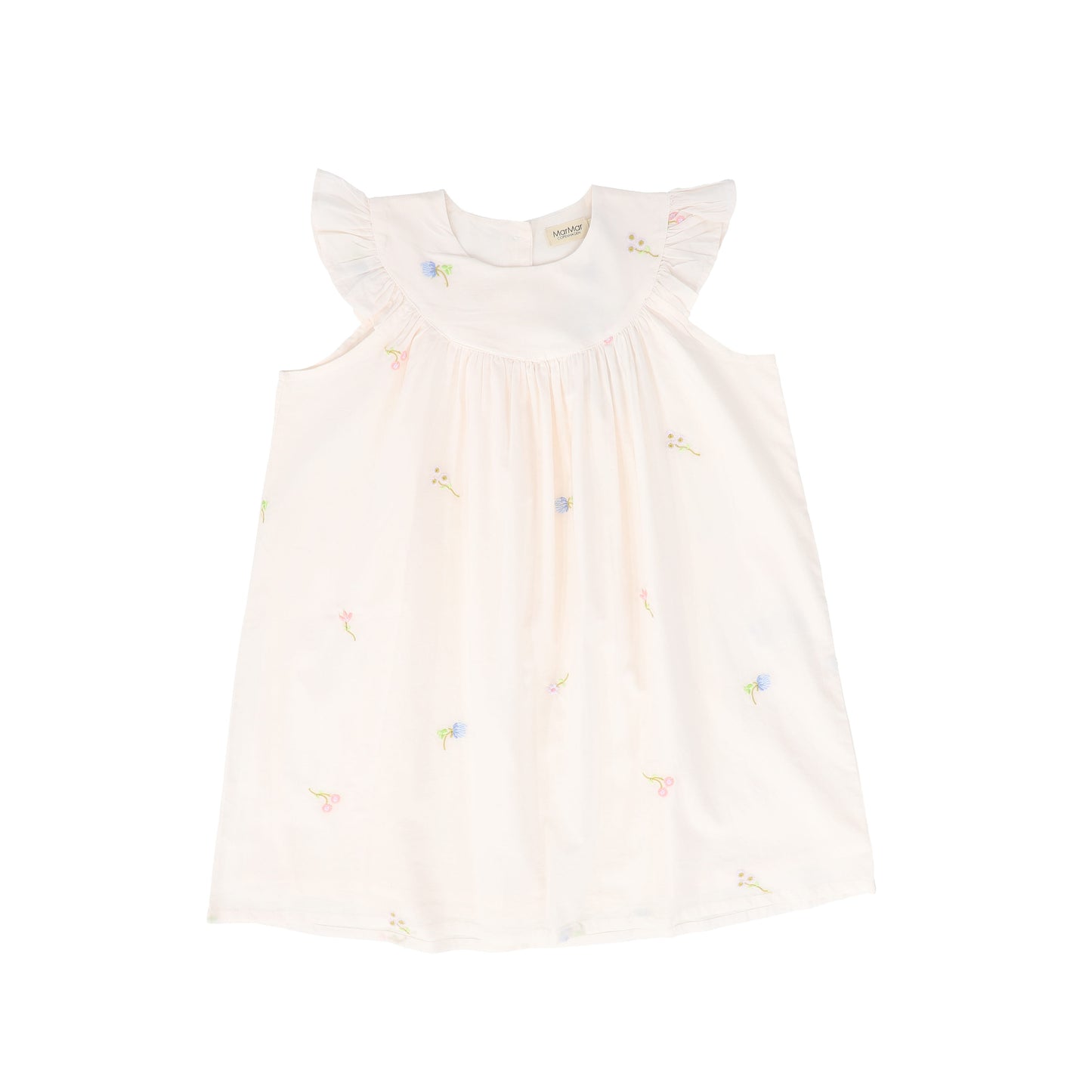 MARMAR COPENHAGEN LIGHT PINK FLORAL EMBROIDERED DRESS
