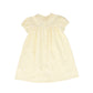 FLOSS PALE YELLOW GINGHAM COLLAR DRESS