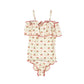 FLOSS CREAM STRAWBERRY PRINT SWIMSUIT