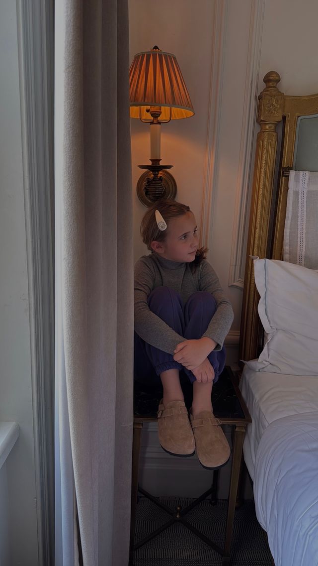 LE ENFANT IVORY TOILE POINTED CLIP [FINAL SALE]