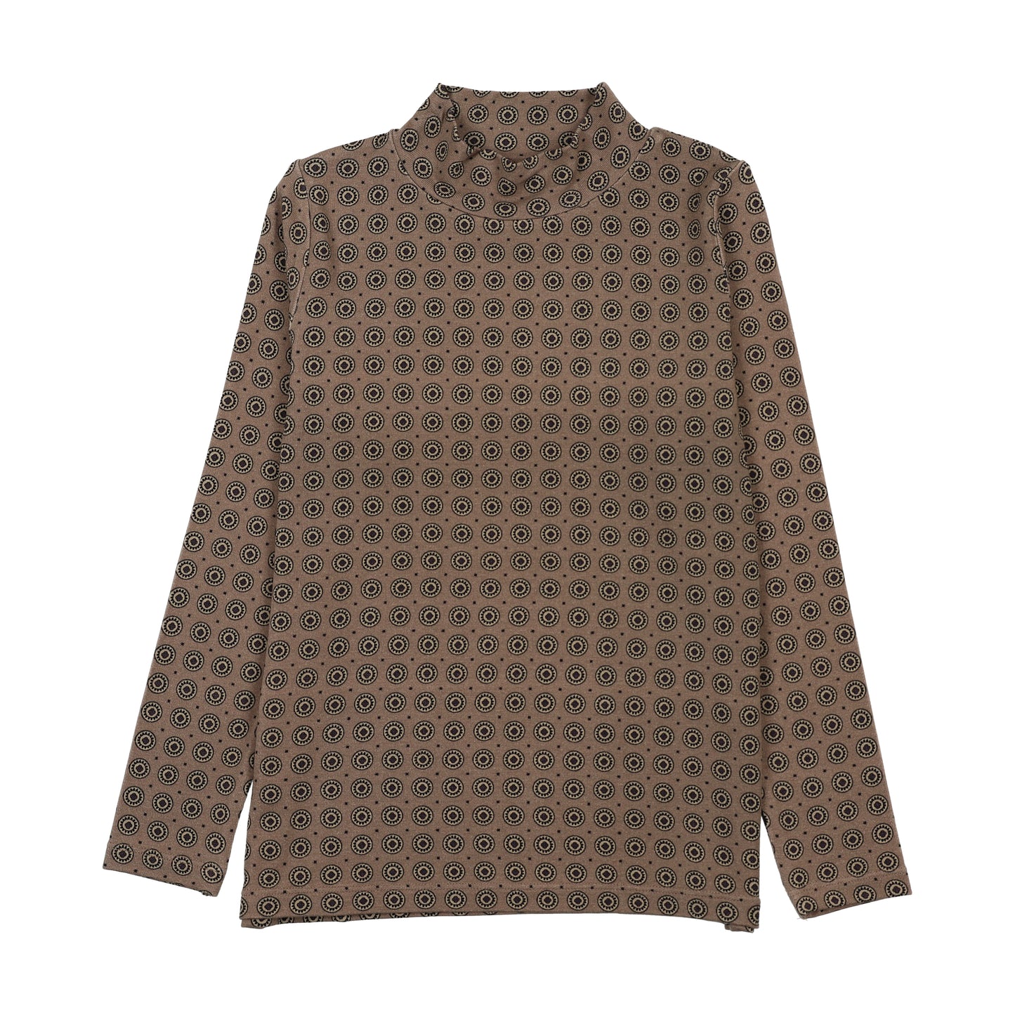 ANALOGIE ECRU HOME GARDEN PRINTED MOCKNECK