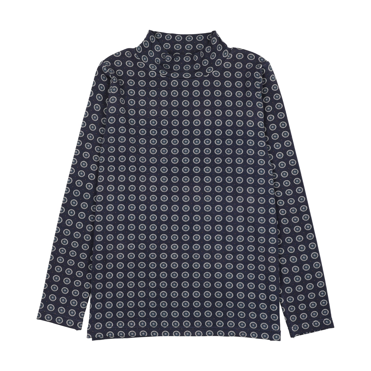 ANALOGIE NAVY PRINT HOME GARDEN PRINTED MOCKNECK
