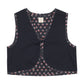 ANALOGIE NAVY HOME GARDEN CONTRAST TRIM VEST