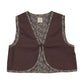 ANALOGIE VINTAGE PURPLE CONTRAST TRIM VEST