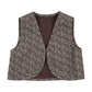 ANALOGIE VINTAGE PURPLE CONTRAST TRIM VEST