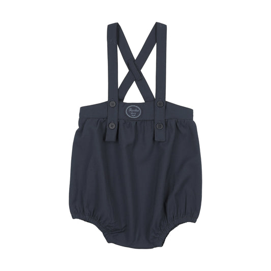 ANALOGIE NAVY PLAID EDITION BOYS ROMPER