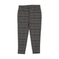 ANALOGIE GREY/BROWN HOUNDSTOOTH PLAID PANTS
