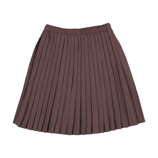 ANALOGIE VINTAGE PURPLE KNIFE PLEATED SKIRT