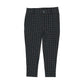 ANALOGIE TEAL/BEIGE WINDOWPANE PANTS