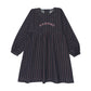 ANALOGIE DENIM/BURGUNDY DENIM DAY DRESS