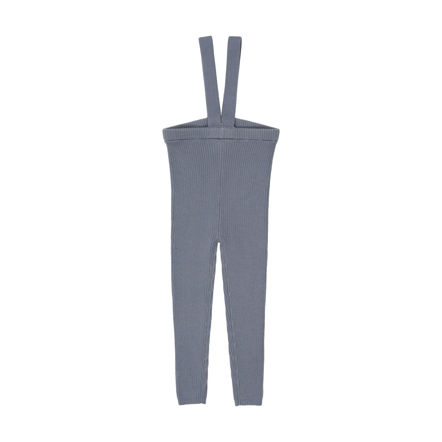 ANALOGIE  DRIED BLUE KNIT SUSPENDER LEGGINGS