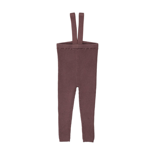 ANALOGIE VINTAGE PURPLE KNIT SUSPENDER LEGGINGS