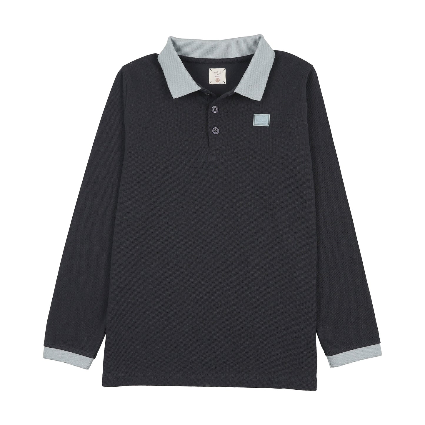 ANALOGIE NAVY CONTRAST COLLAR POLO