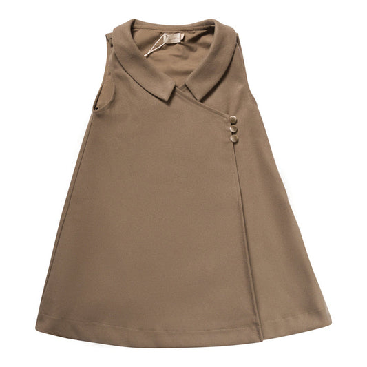 NUMU MOCHA WOOL WRAP JUMPER