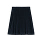 TANGERINE BLUE CORDUROY PLEAT SKIRT