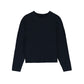 TANGERINE NAVY CHUNKY KNIT SWEATER