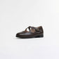 TANNERY & CO DARK BROWN CRISS CROSS SHOE