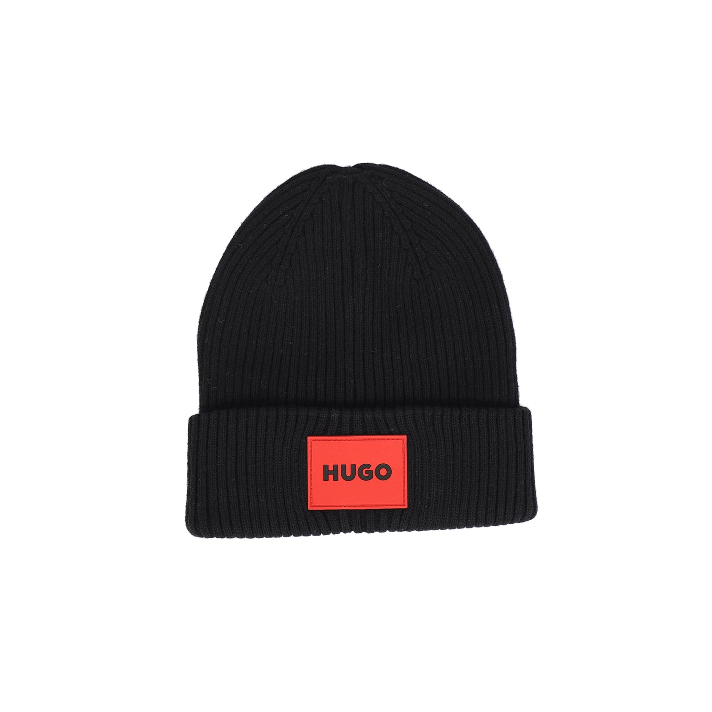 HUGO BLACK LOGO BEANIE [FINAL SALE]