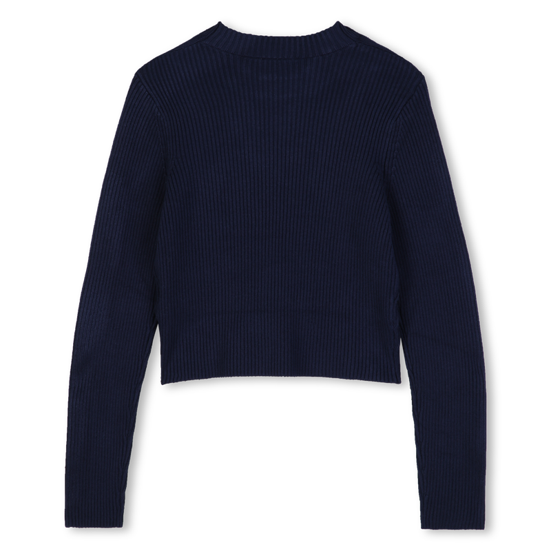 HUGO NAVY KNITTED SWEATER