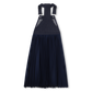HUGO BLUE DENIM PLEATED JUMPER