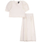 GEM CREAM FRINGE TRIM SET