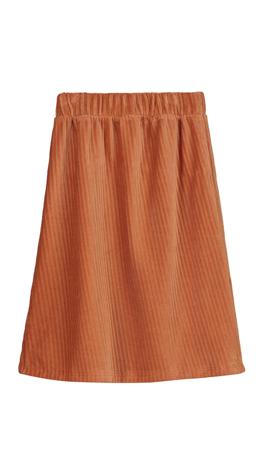 LETTER TO THE WORLD RUST CORDUROY SKIRT [Final Sale]