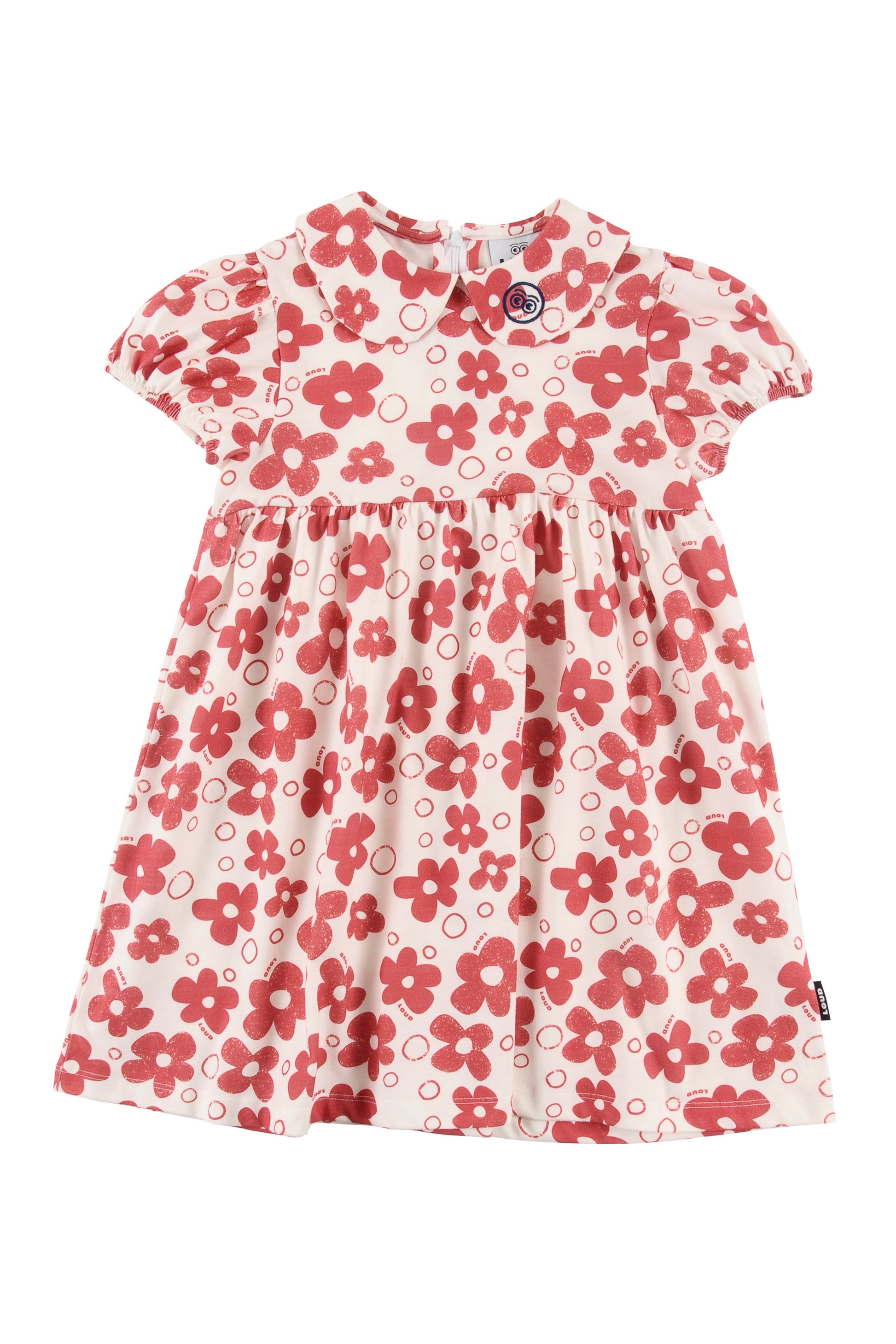 LOUD RED FLOWER PRINT DRESS Luibelle LOUD RED FLOWER PRINT DRESS Luibelle