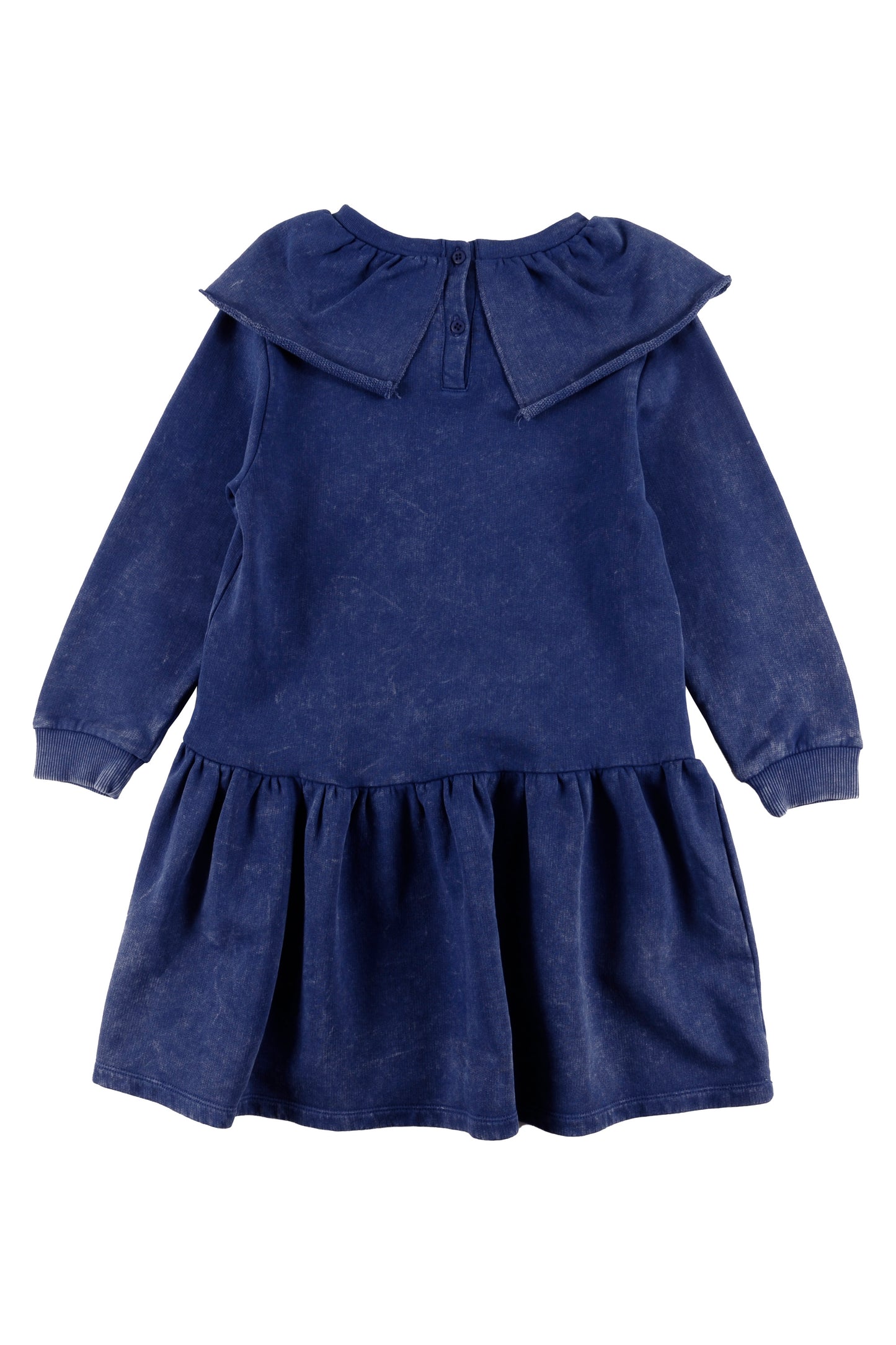 LOUD ROYAL BLUE RUFFLE COLLAR DRESS