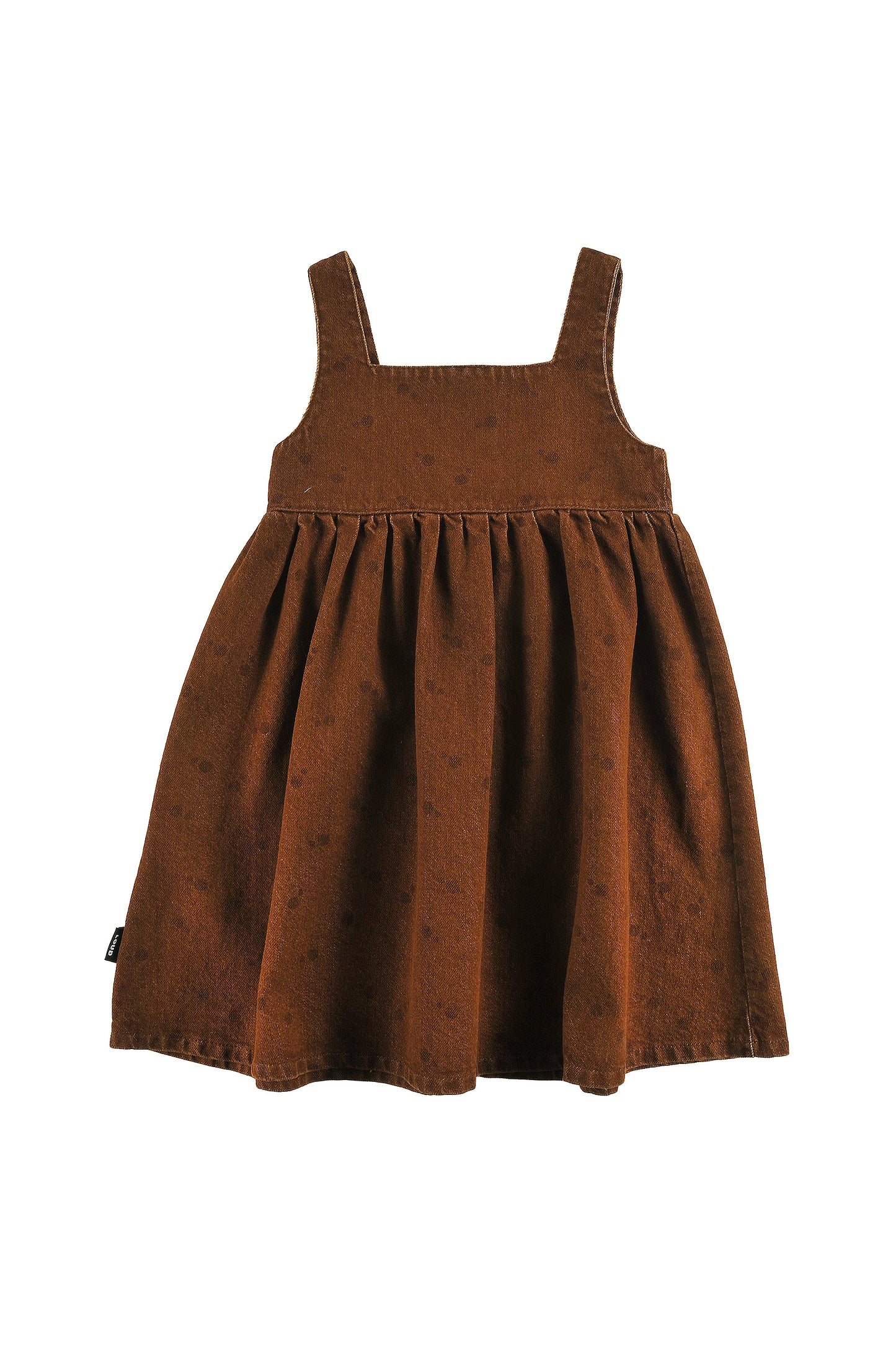 LOUD CHOCOLATE BROWN POLKA DOT BUTTON DOWN JUMPER