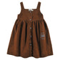 LOUD CHOCOLATE BROWN POLKA DOT BUTTON DOWN JUMPER