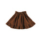 LOUD CHOCOLATE BROWN POLKA DOT RUFFLE SKIRT